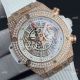 Iced Out Rose Gold Hublot Big Bang Unico King Replica Watch 7750 Semi-skeletonized dial (2)_th.jpg